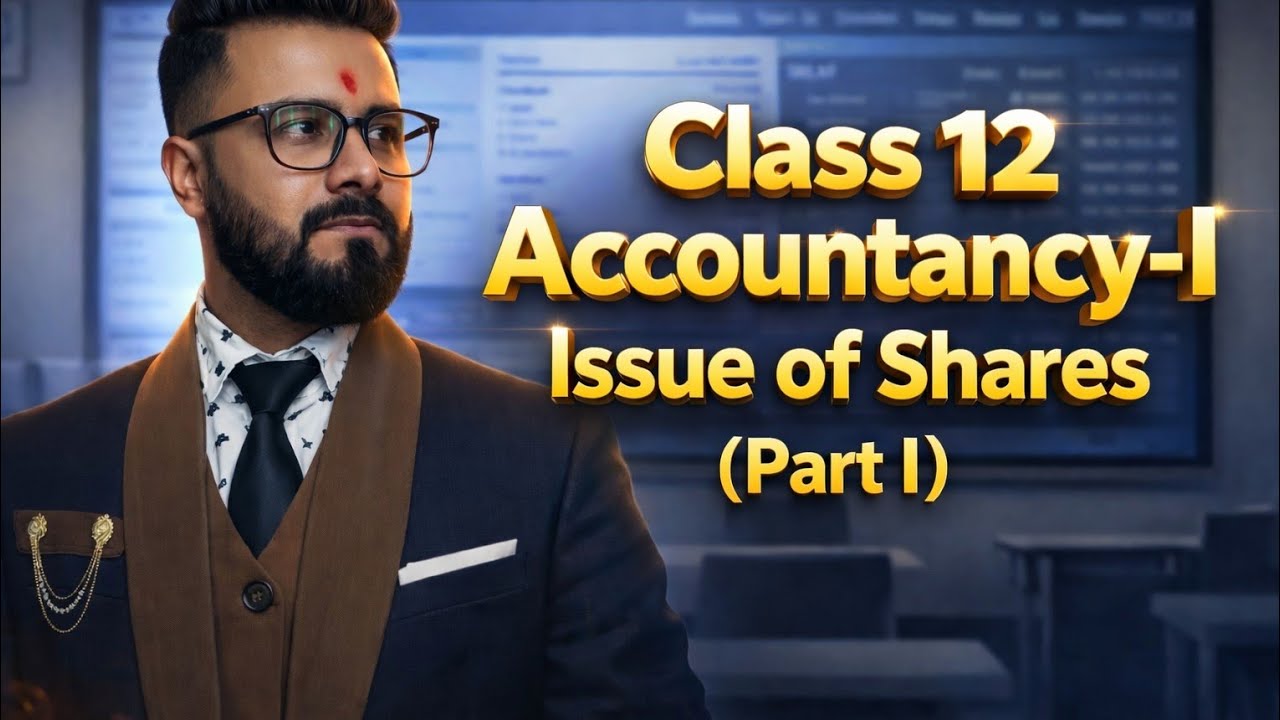 Class 12 Accounts.....Issue of share for cash....part I (Theory basic)