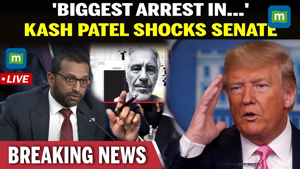 KASH PATEL LIVE: He Killed Epstein! | FBI Chief Drops BIG Shocker At Explosive House Hearing | US
