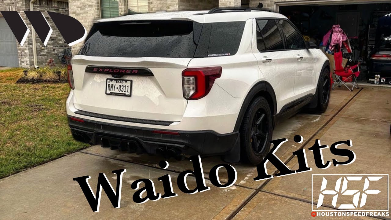 Explorer ST Waido Rear Mid Spoiler Install