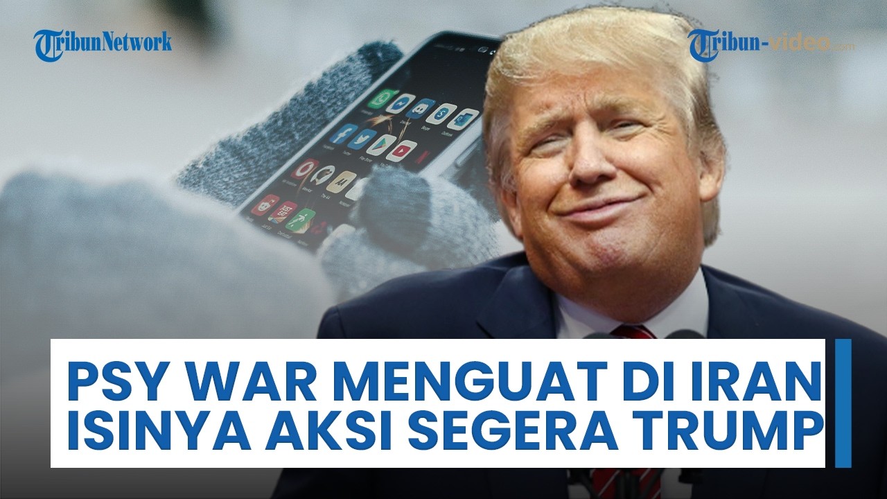 Psy War Menguat di Iran, Teks Misterius Berisi Aksi Segera Presiden Trump Beredar di Kalangan Warga