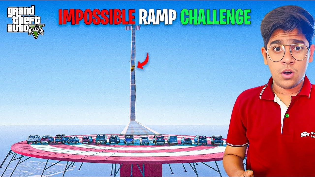 Indian Cars Impossible Ramp Challenge 😱 | GTA 5 Car Stunts | GTA 5