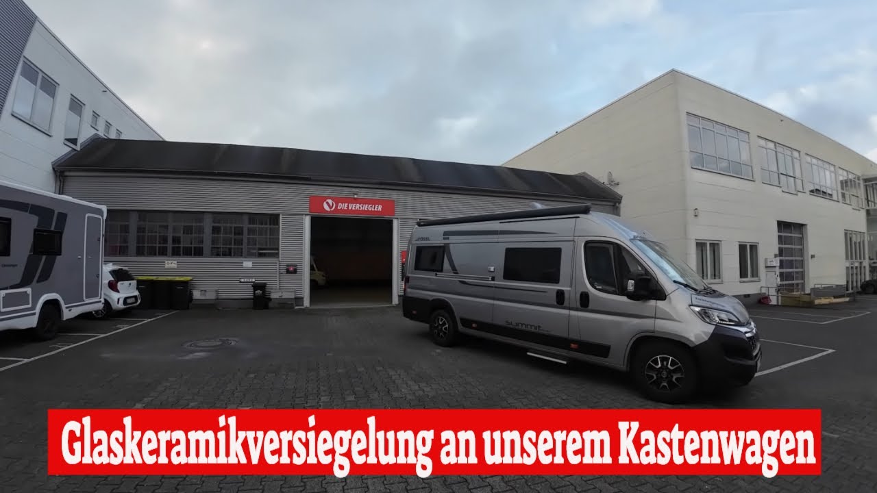 🧼 Glaskeramikversiegelung an unserem Kastenwagen bei der Firma „Die Versiegler“