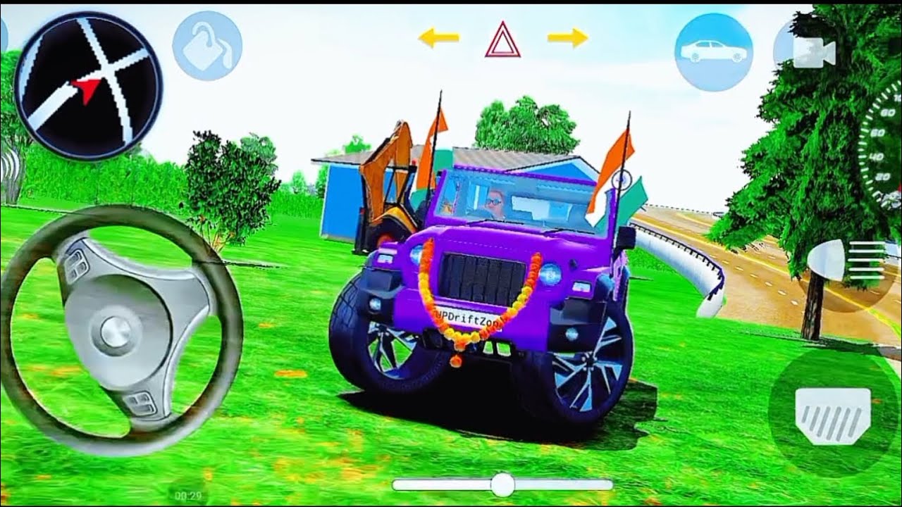 😎 Dollar ( Song ) Modified Mahindra Thar Car Games: Indian Cars simulator game || (Gadi wala game) 