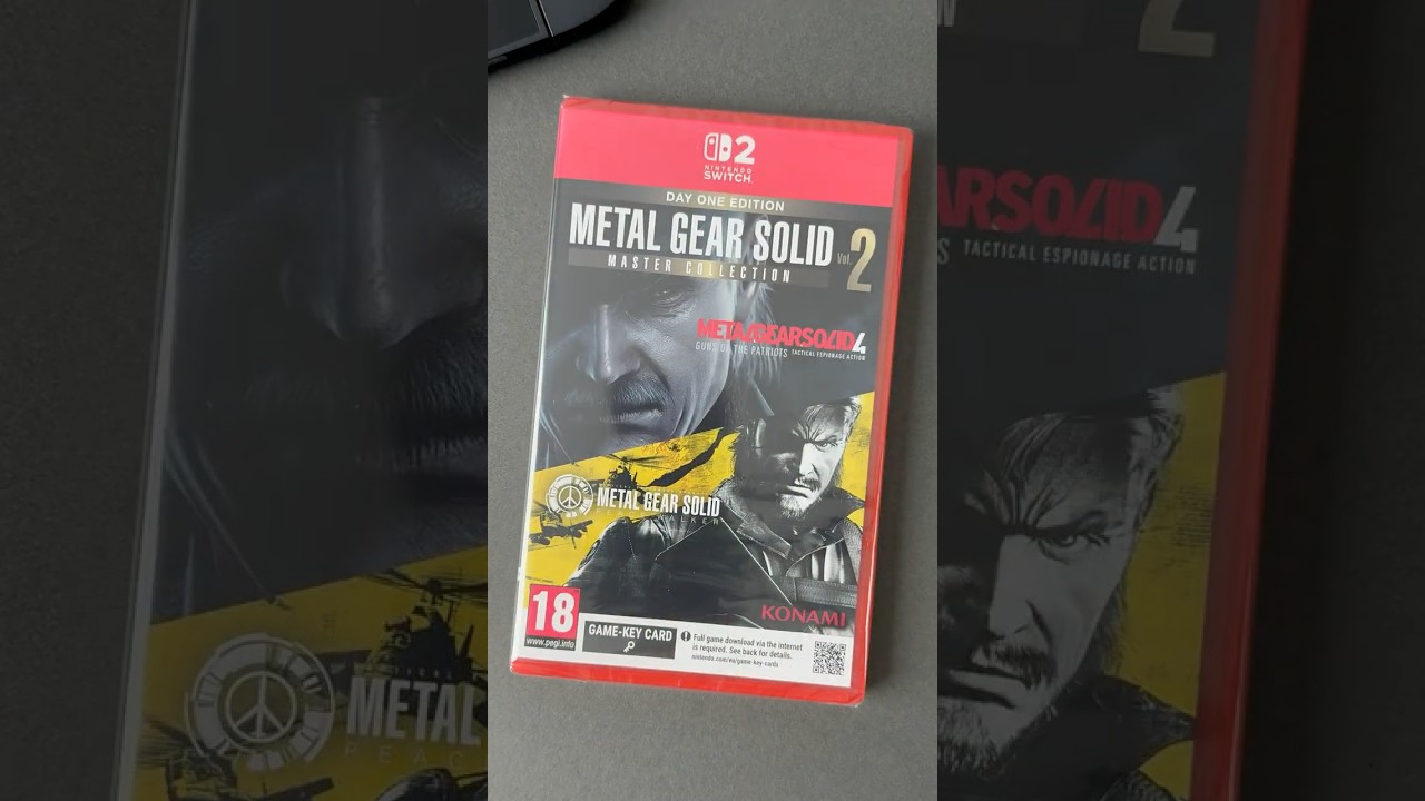 Metal Gear Solid Master Collection Vol. 2 Unboxing #metalgearsolid #nintendoswitch2