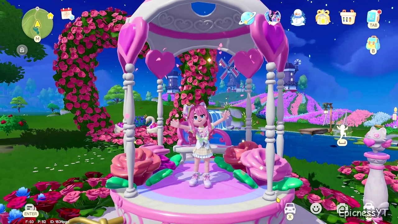 HEARTOPIA - FLOWER SEE DREAM | LIMITED TIME VALENTINE LOCATION - GAMEPLAY PART 74 [ PC HD 60FPS ]