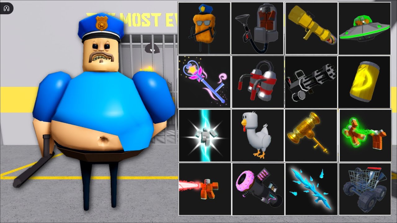 NEW Item Unlocked In Barrys Prison Run (Obby) BARRY Morph