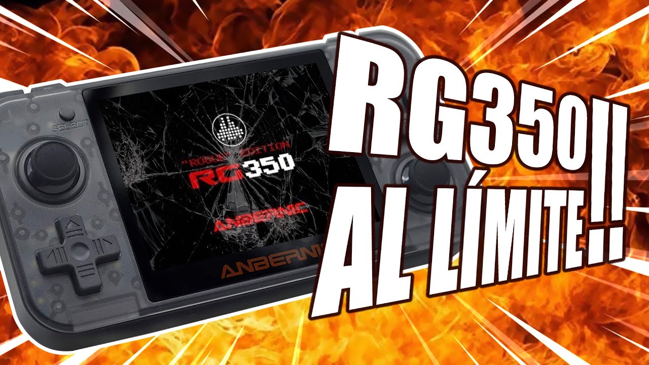 🕹️ 🔥RG350 AL LÍMITE!!! 🔥🕹️ RetroGame 350 STRESS TEST de 8 EMULADORES en español!!