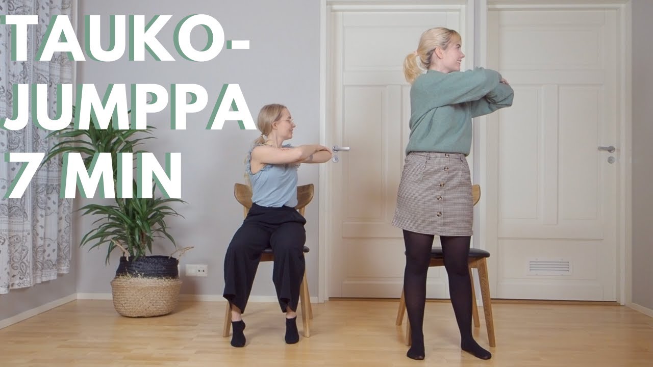 TAUKOJUMPPA TYÖ- TAI KOULUPÄIVÄÄN | 7min taukojumppa