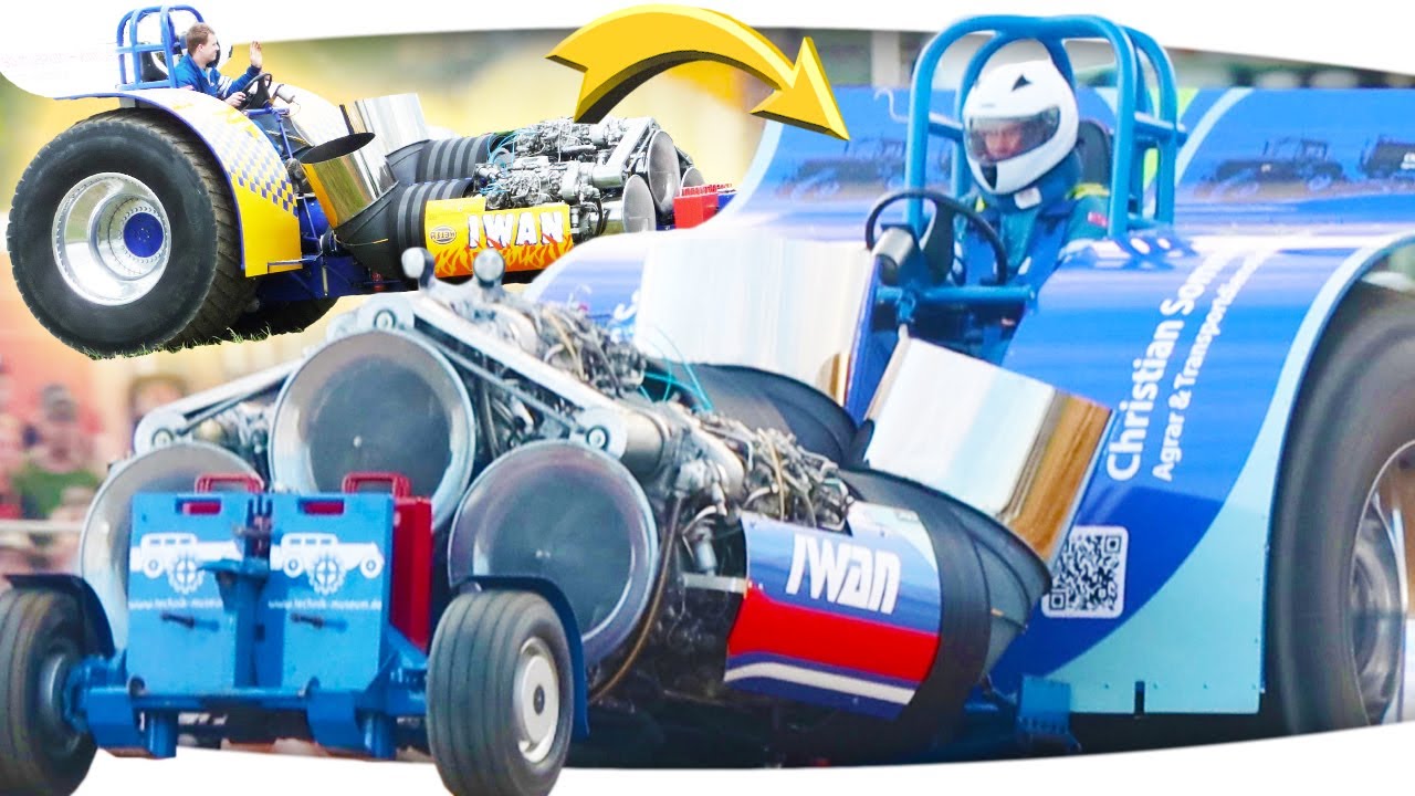 𝗜𝗪𝗔𝗡 - Isotov-Turbinen-Traktor 2010 vs. 2023 ► Tractor Pulling - Seifertshofen 2023