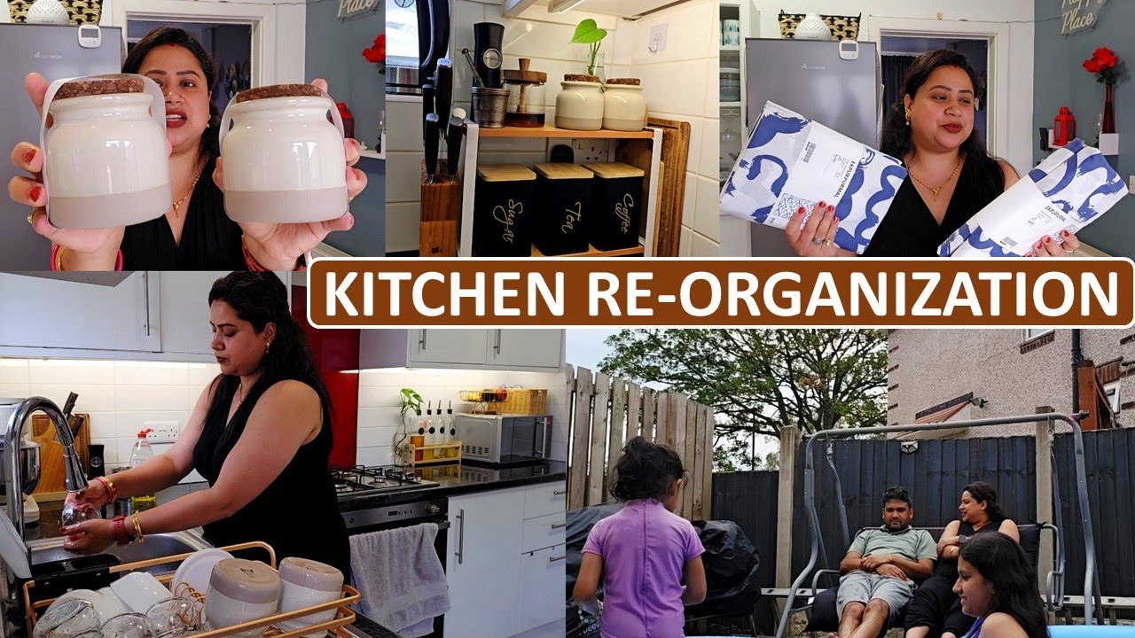 Kitchen Refresh & Countertop Organization | Mini IKEA Shopping Haul | Indian Kitchen Organization