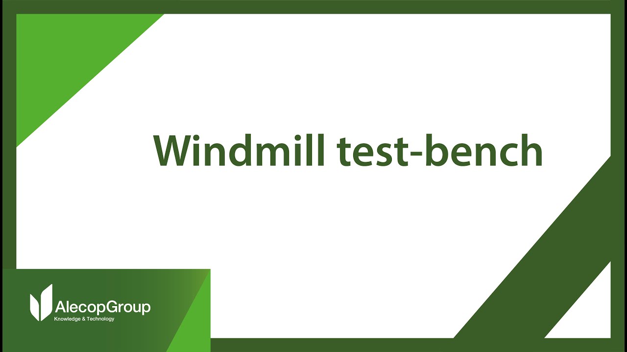 Windmill test-bench
