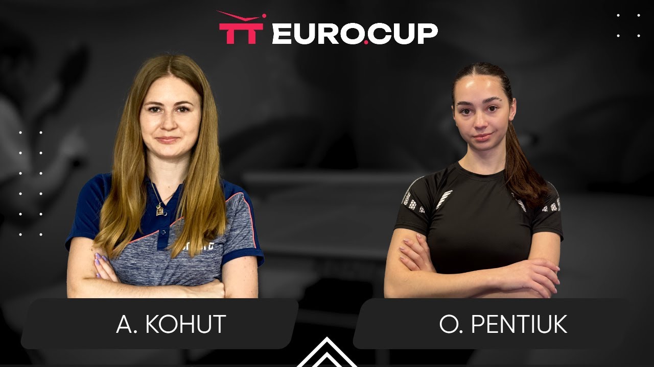11:50 Alina Kohut - Olena Pentiuk 27.01.2026 TT EURO.CUP Women Ukraine Star. TABLE 3