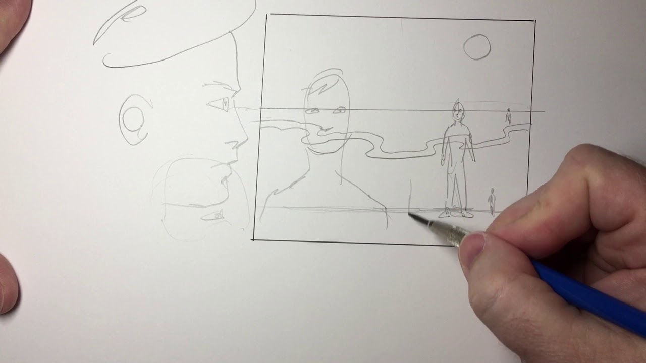 PERSPECTIVE DRAWING MADE SIMPLE!! Part one, The Horizon Line