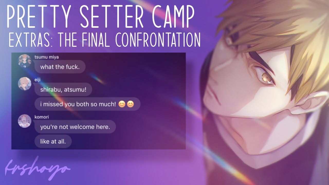 pretty setter camp extras [2/7]: final confrontation - vampire lyric prank | haikyuu texts | frshoyo