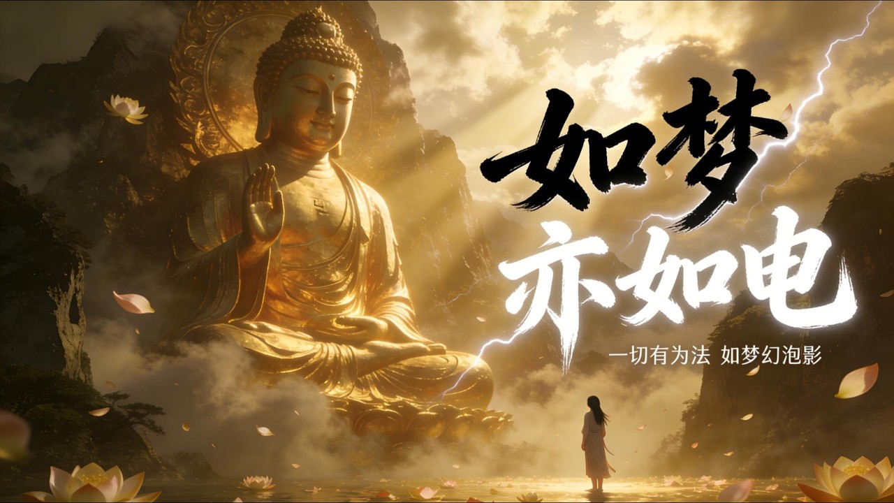 《如夢亦如電》｜一切有為法，如夢幻泡影｜聽完頓悟人生的佛系療癒音樂 | 金剛經