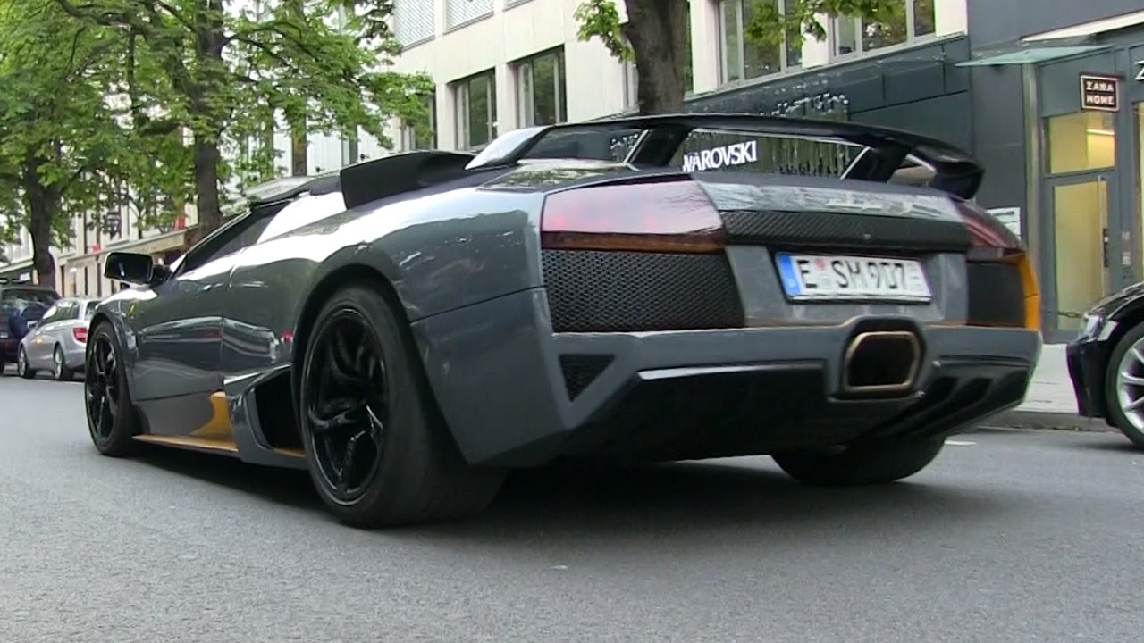 1 of 50 Lamborghini Murciélago LP650-4 Roadster in Düsseldorf | Little REV + Acceleration