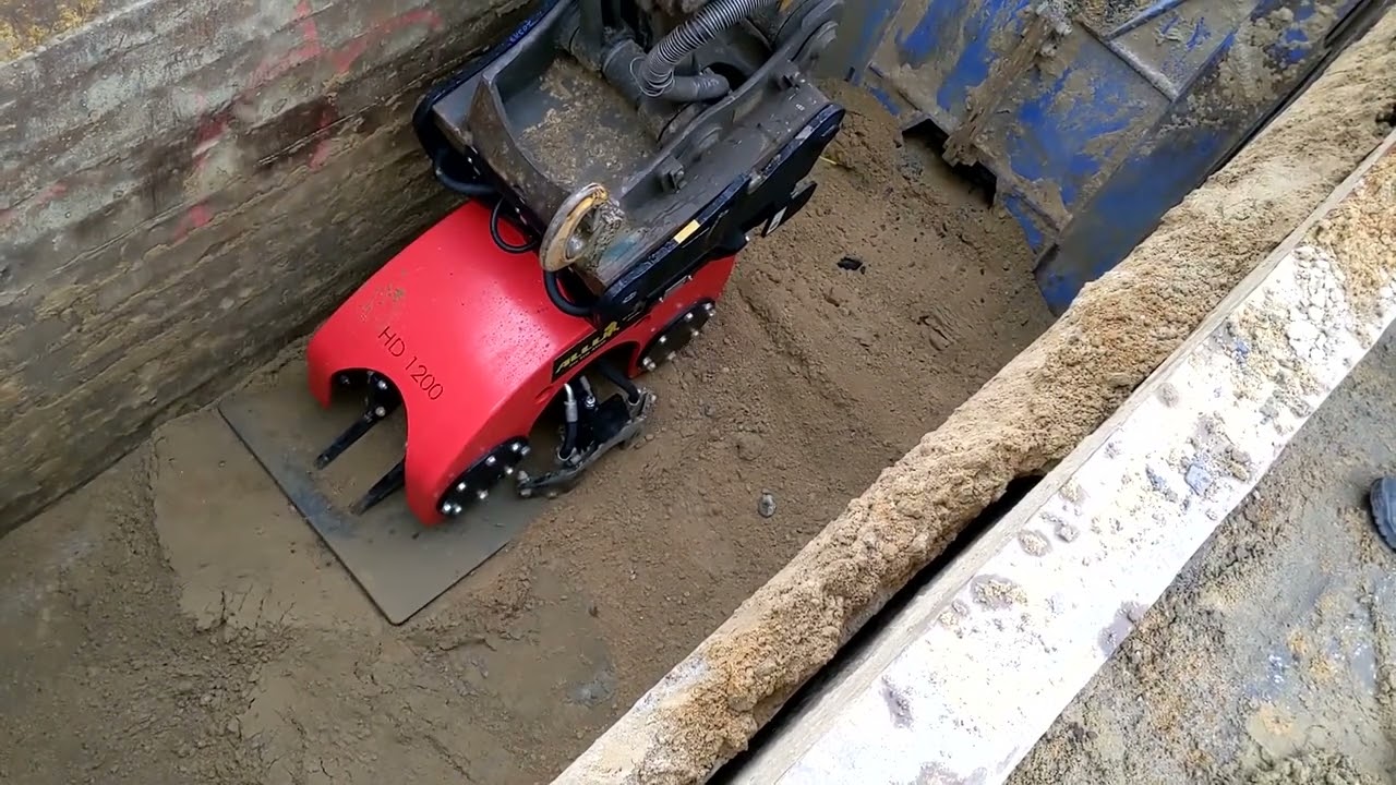 ALLU compactor proline hd1200 mit frequenzcontroller inkl gps im einsatz