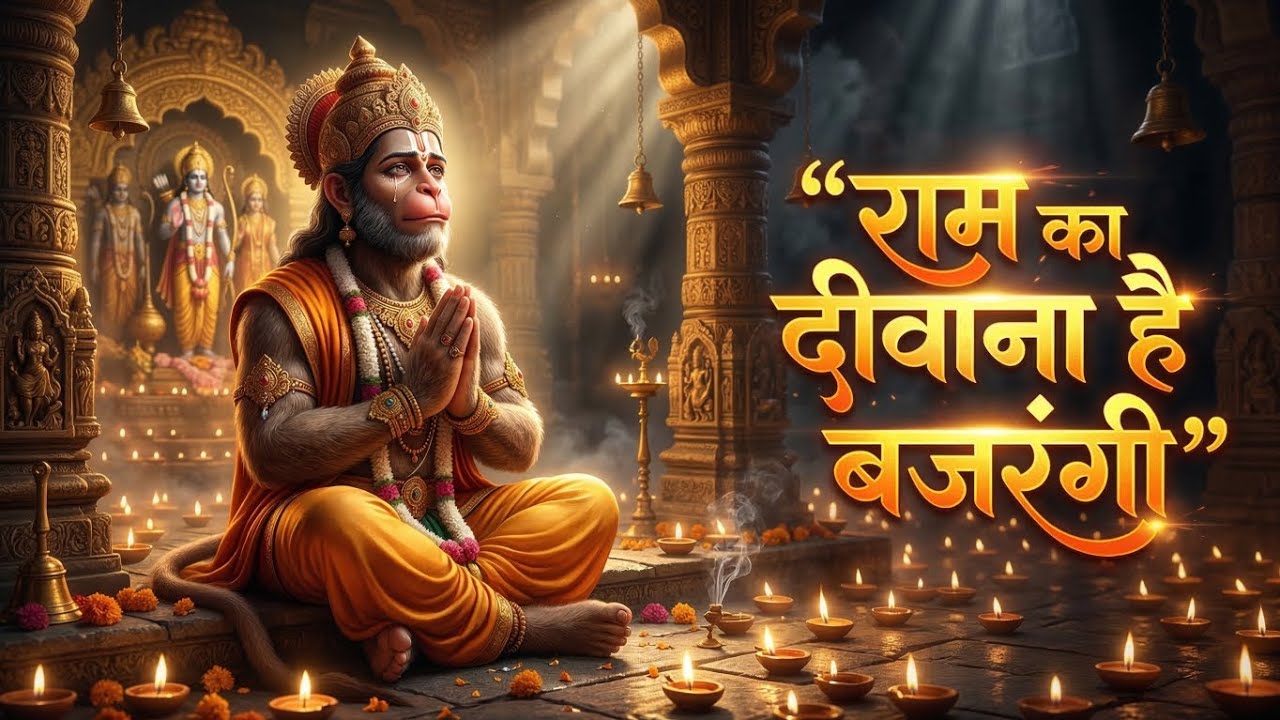 राम का दीवाना है बजरंगी | Hanuman Bhajan | Ram Bhajan | Bajrangbali Bhajan Latest Devotional Bhajan