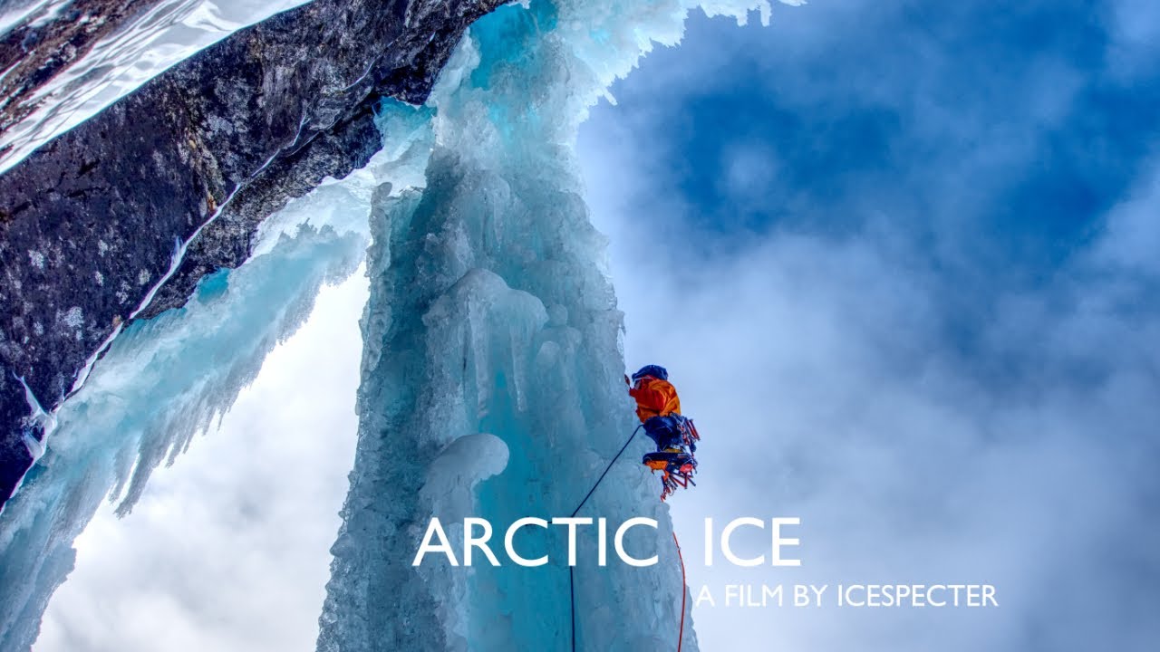 Arctic Ice - Ice climbing north of the Arctic Circle