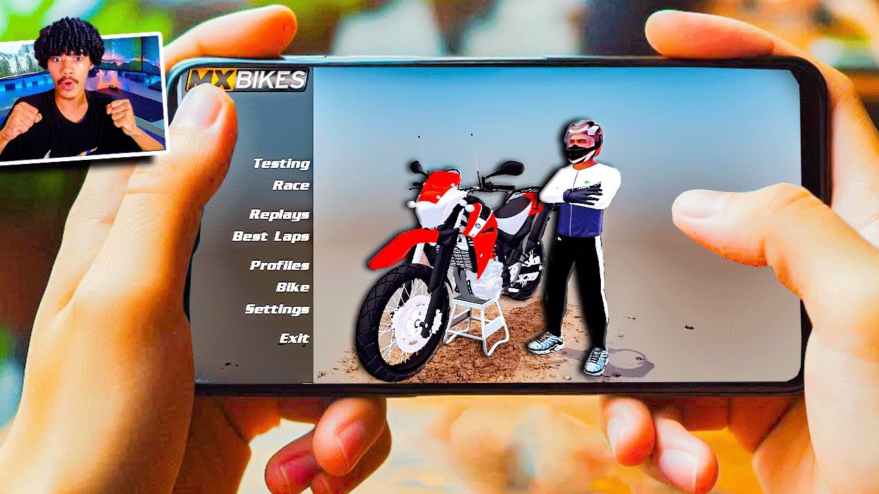 JOGUEI MX BIKES DE CELULAR! em 2024
