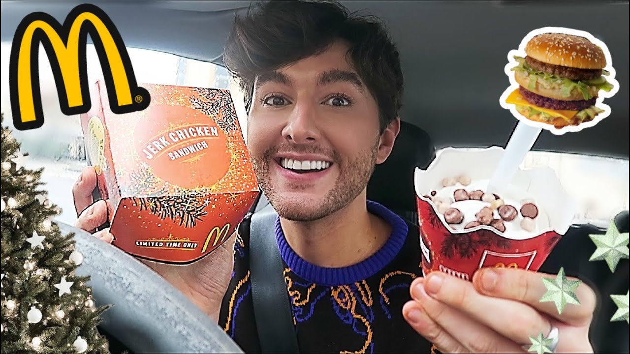 Пробую РОЖДЕСТВЕНСКОЕ МЕНЮ MCDONALDS!! (Не впечатлило!!)
