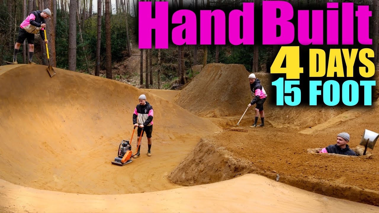 Building GIANT berm - HAND BUILT- 4days 15 foot