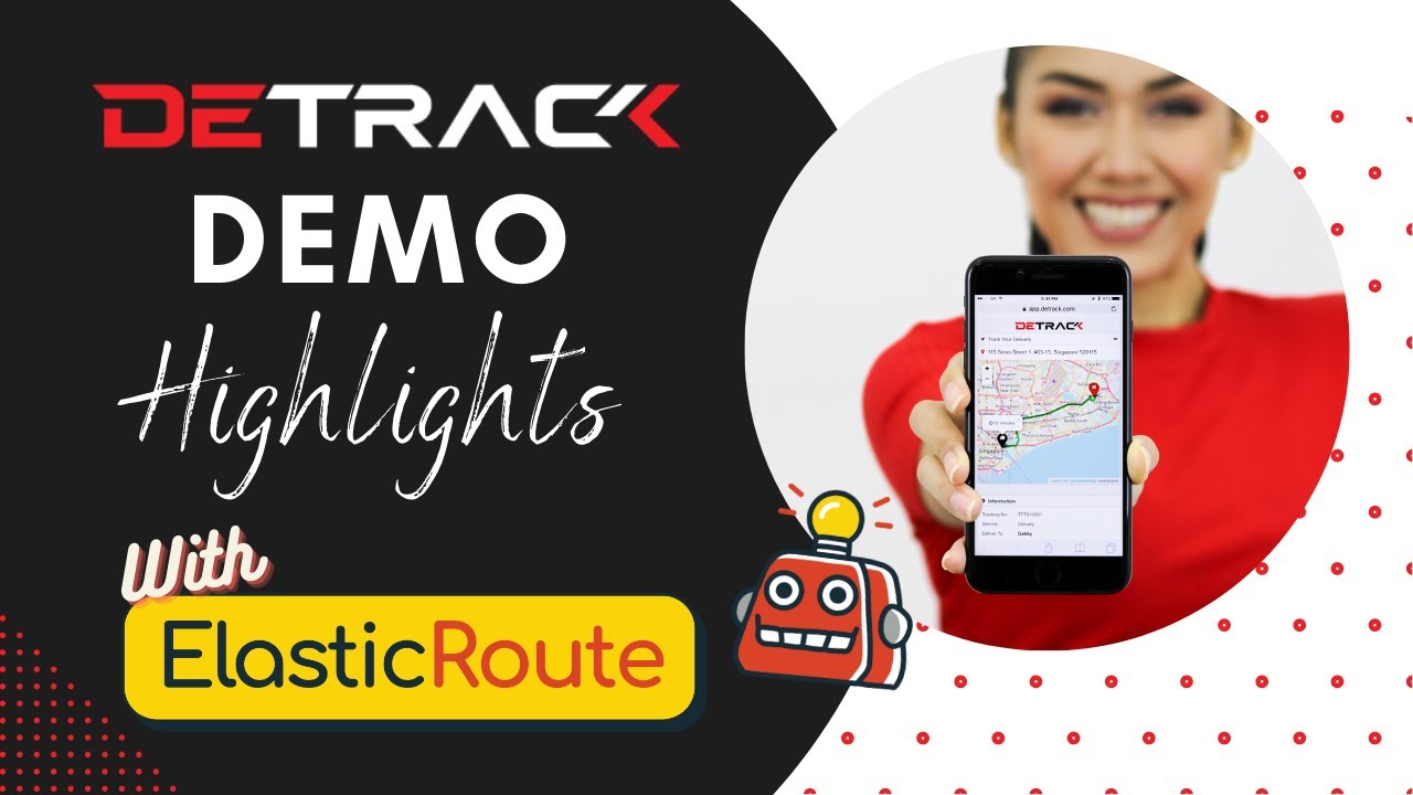 Detrack Demo Highlights With ElasticRoute