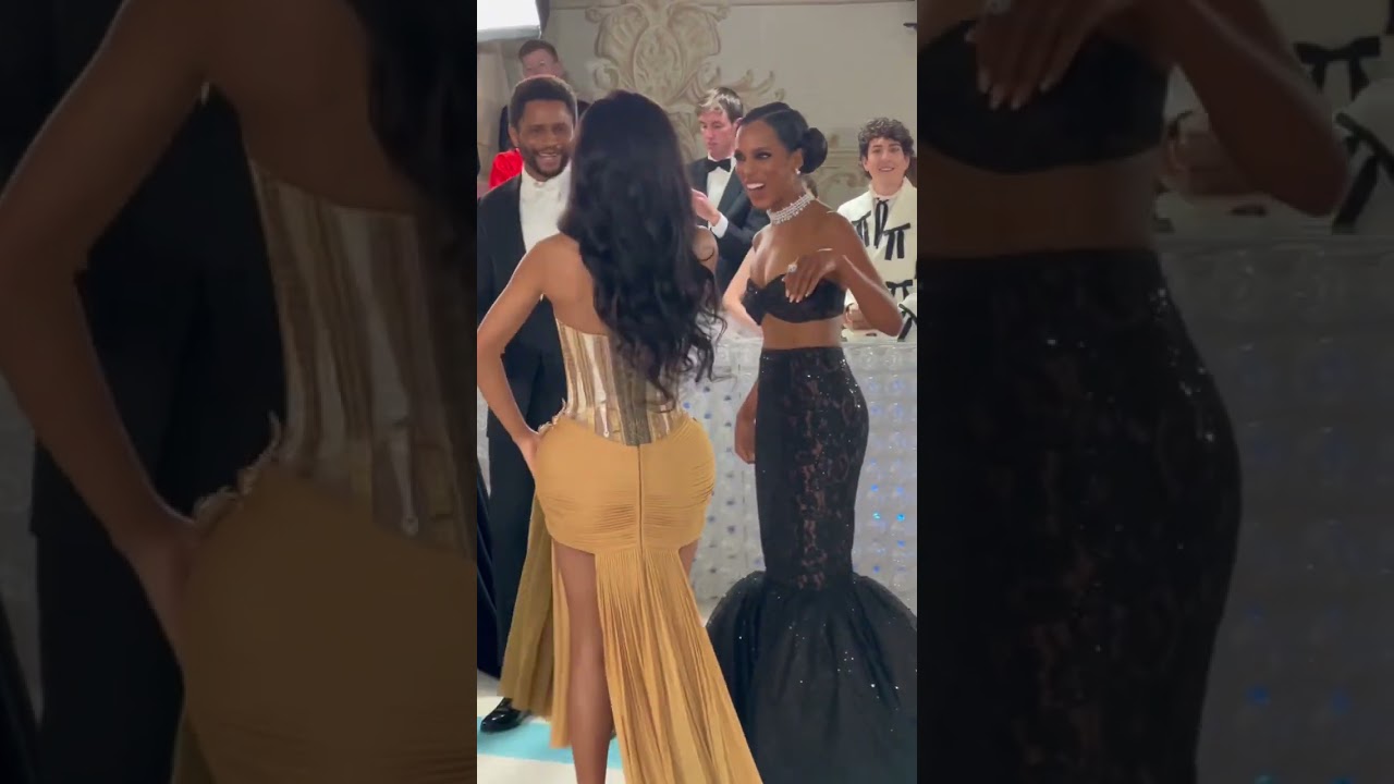 Kerry Washington & Yara Shahidi Giving Us Flashback Friday Feels 🥰 #Shorts #MetGala #MetGala2023