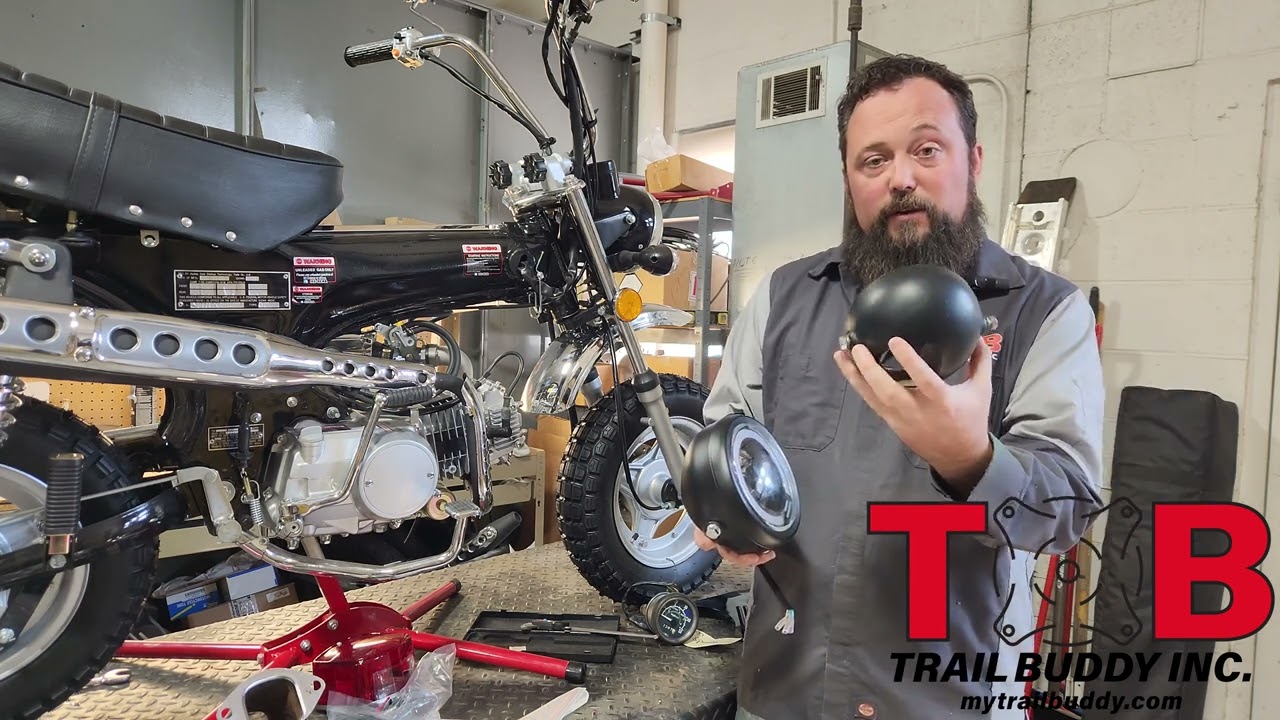Building a Honda CT70 out of an Ice Bear Champion Part 4, Turn Signals and Decals