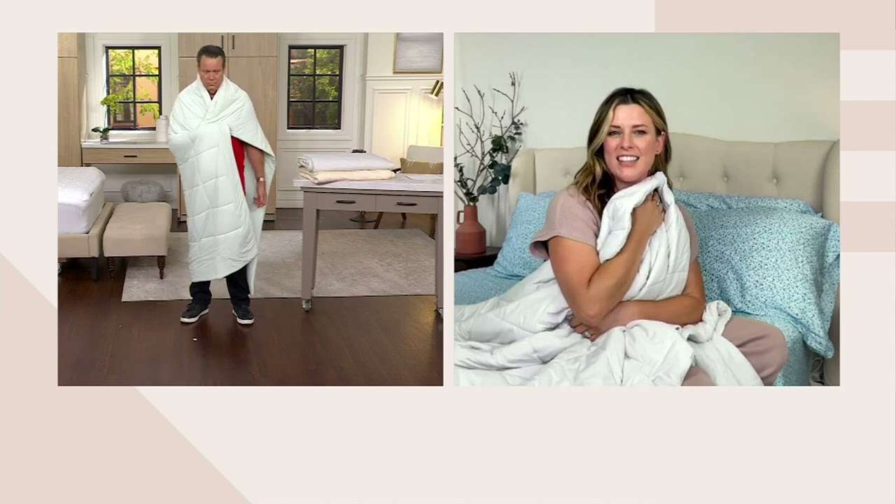 Home Reflections Cooling Jersey Knit Throw on QVC
