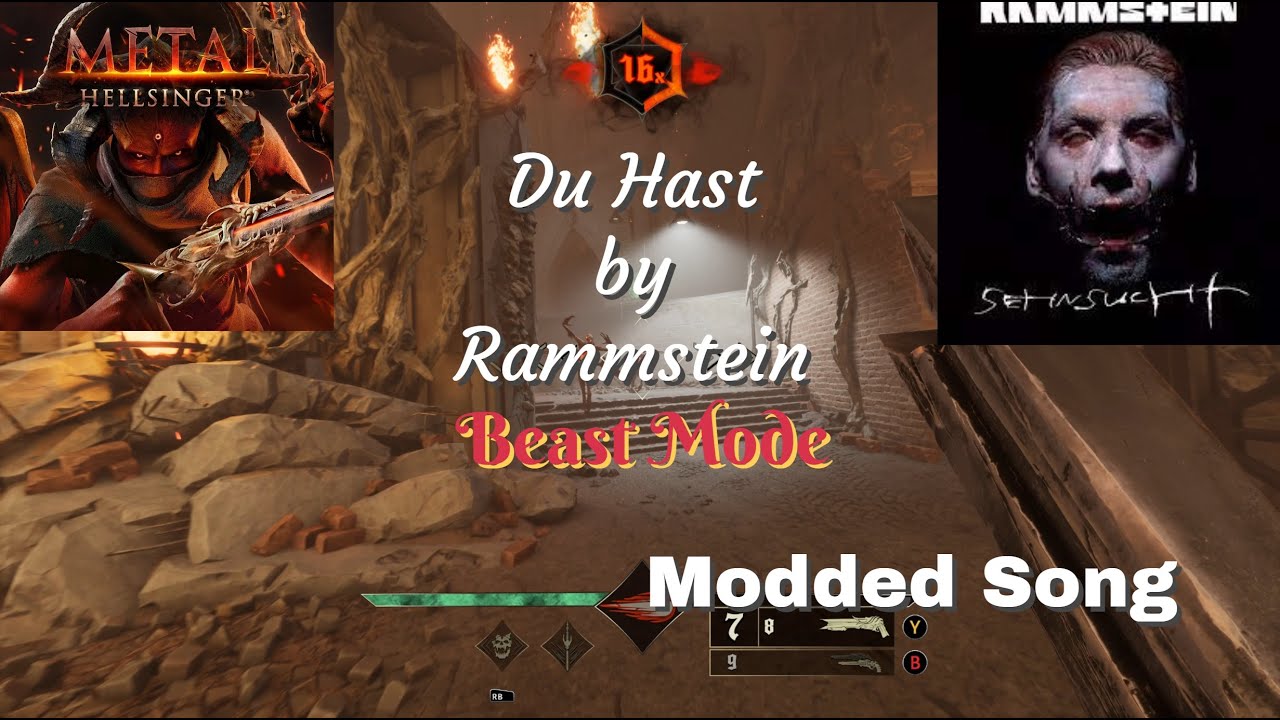 Metal Hellsinger Mod - Du Hast | Rammstein (60fps) #metalhellsinger
