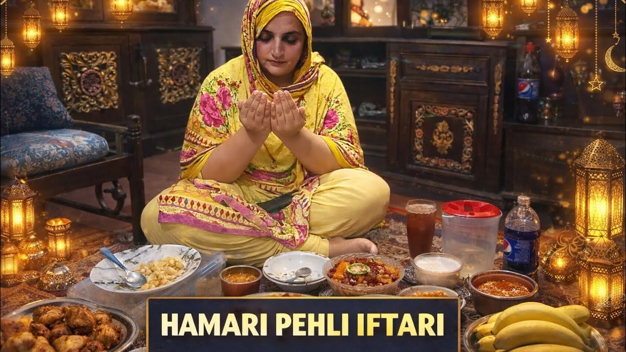 Hamari pehli iftari😍first iftari late ho gai😭pori family ne roza rakha🥰