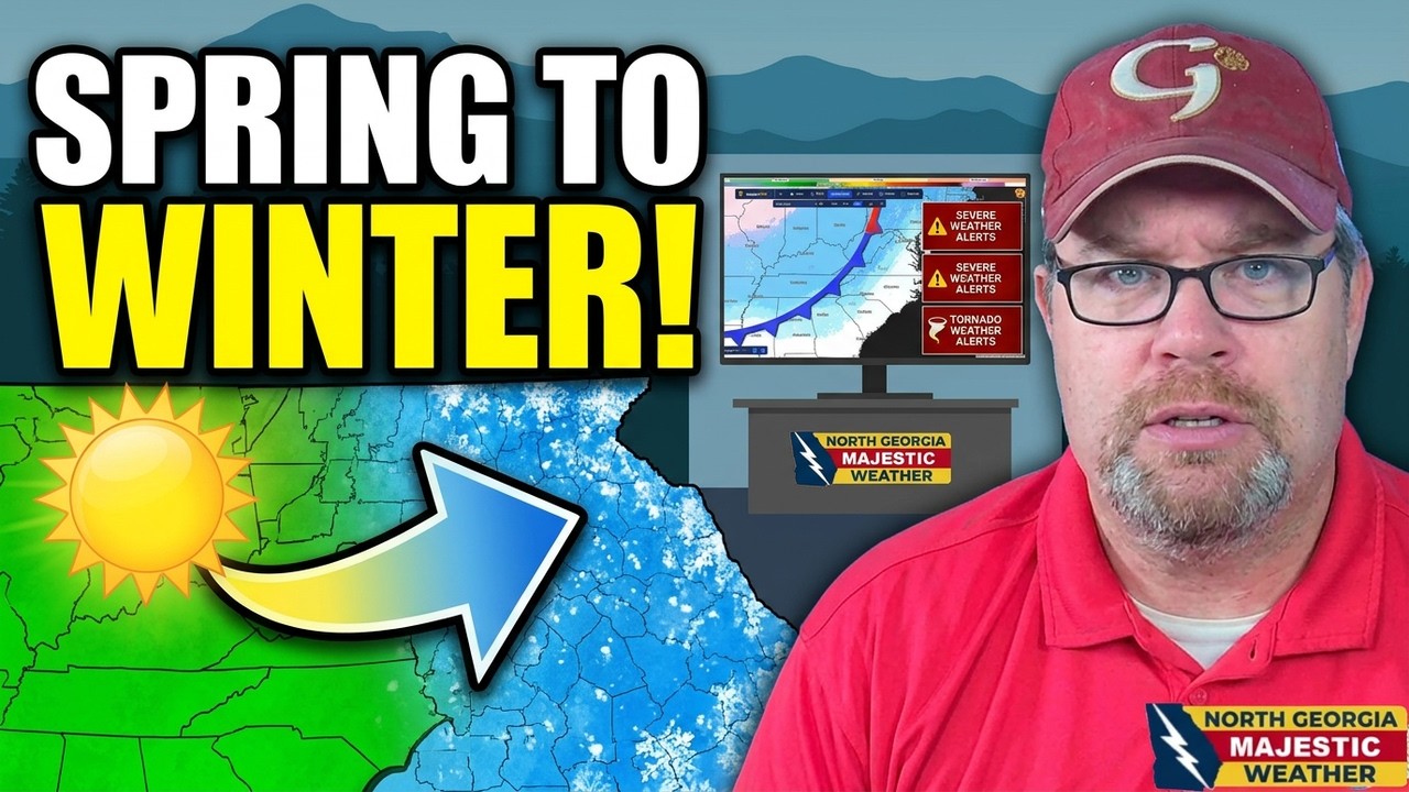North Georgia weather alert | Cold front moving in: Spring back to Winter!
