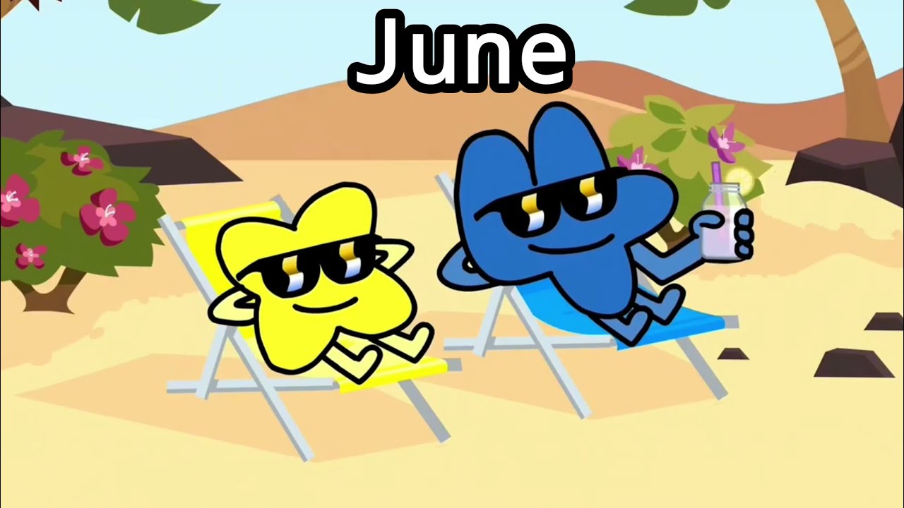 Months Of The Year Portrayed By BFDI