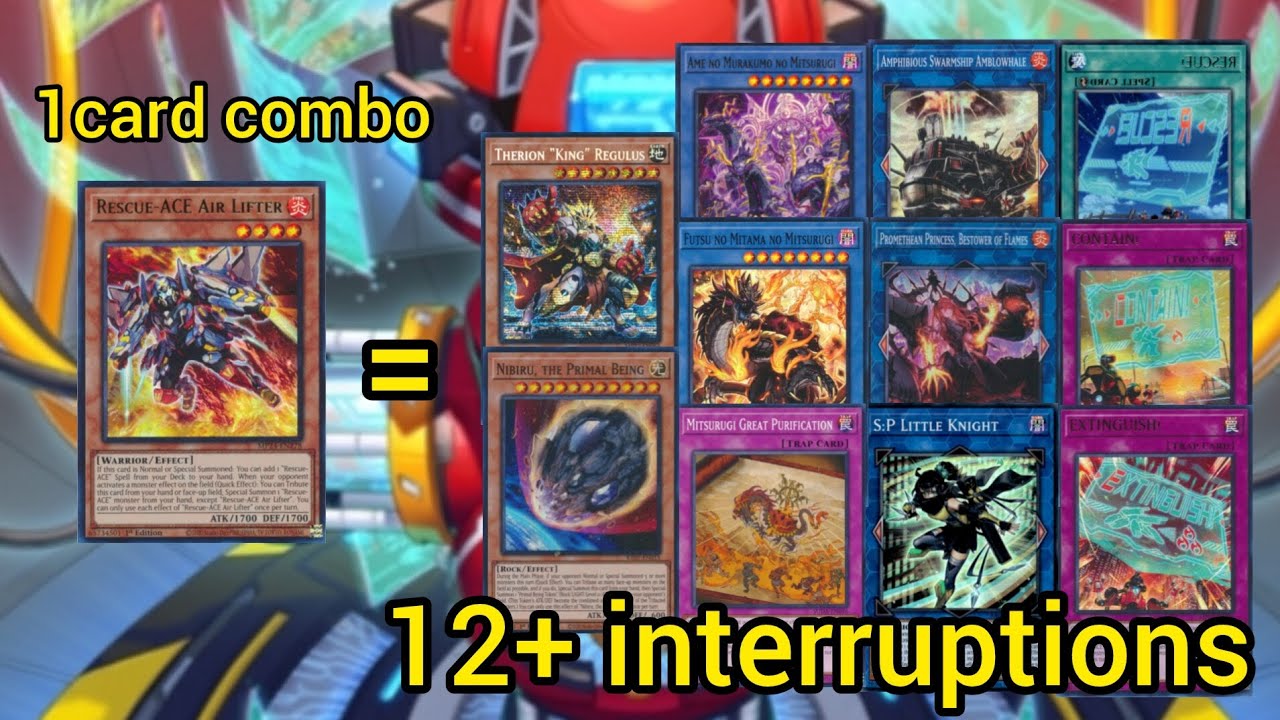 YU-GI-OH! rescue-ace mitsurugi 1card combo, decklist