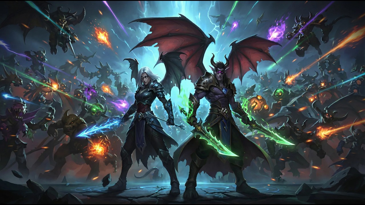 Hearthstone Battlegrounds Doud -  Два золотых Скверносвина 10к + Подрастающие драконы (Патч 34.6.0)