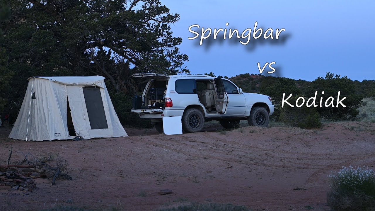 Springbar vs. Kodiak Canvas Tents:  Which Tent is Best for You?