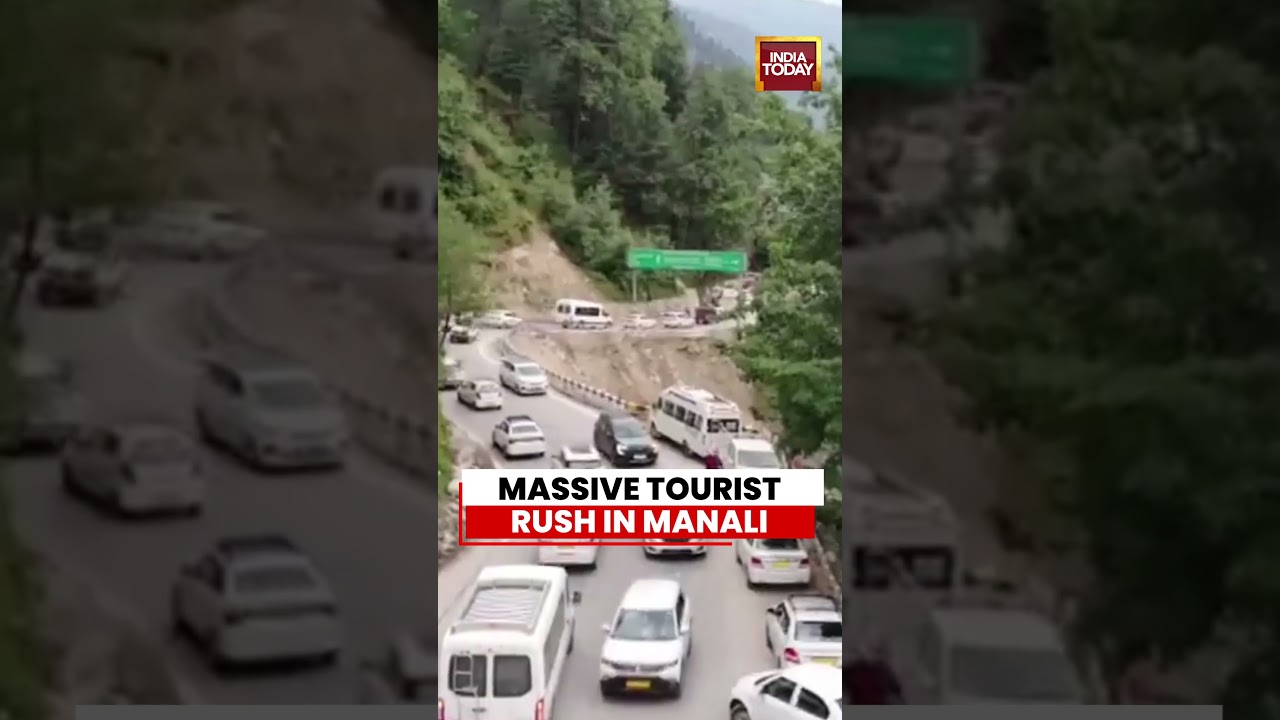 Manali Sees Heavy Traffic Amid Tourist Rush | Himachal Pradesh | Tourism