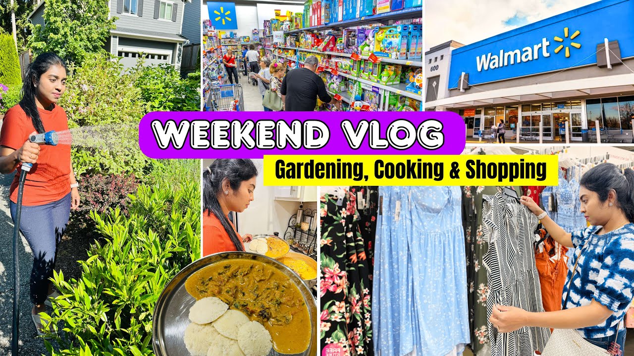 🌻 Summer Shopping at Walmart | Getting Ready for Summer | Homary Outdoor Table | USA Tamil VLOG