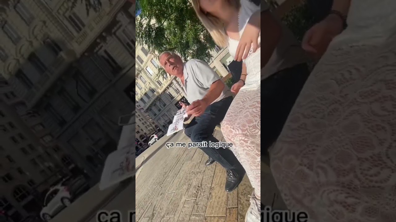 exp&eacute;rience sociale , un inconnu me suit dans la rue 😳