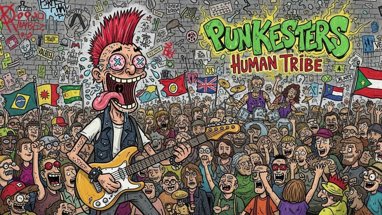 Punk Rock DIY Music with Anarchist Anthem Songs: HUMAN TRIBE | Punkesters