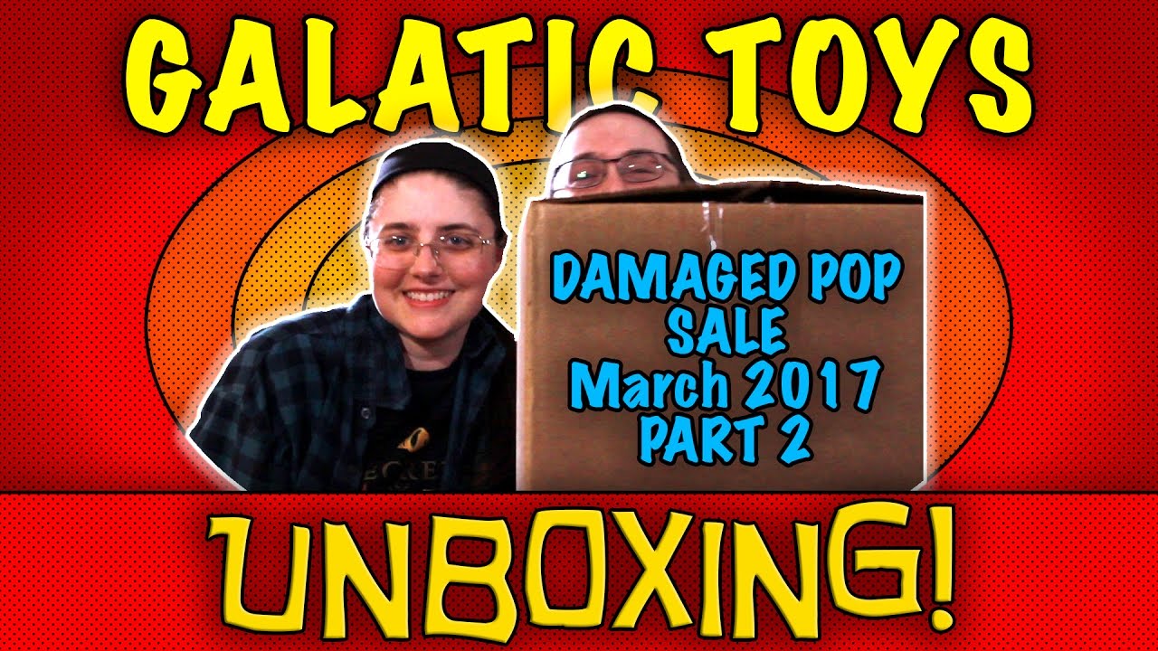 UNBOXING! Galactic Toys Funko Damaged Box Pop Figure Sale Part 2 - #Funko #PopFigures March 2017