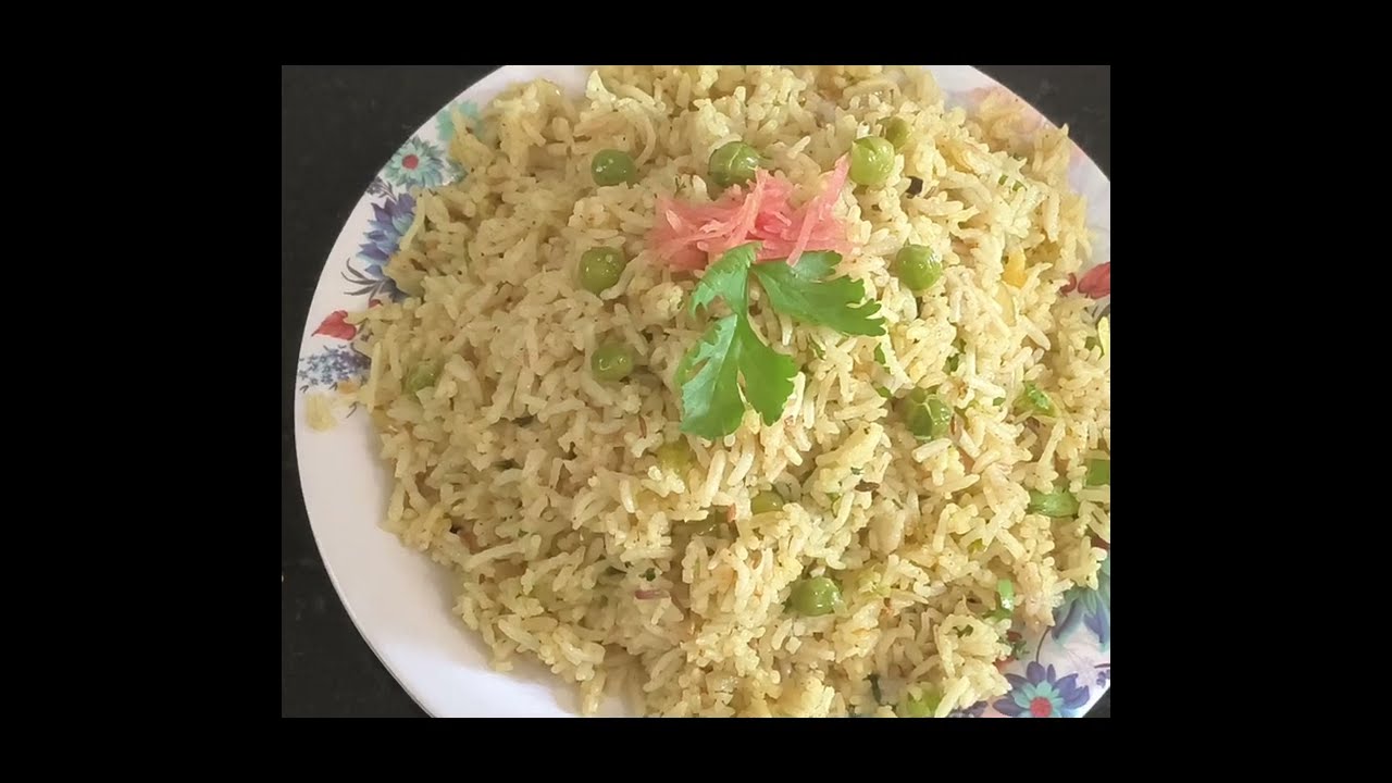 #Mater pulav#.  AND spicy Garlic pulav