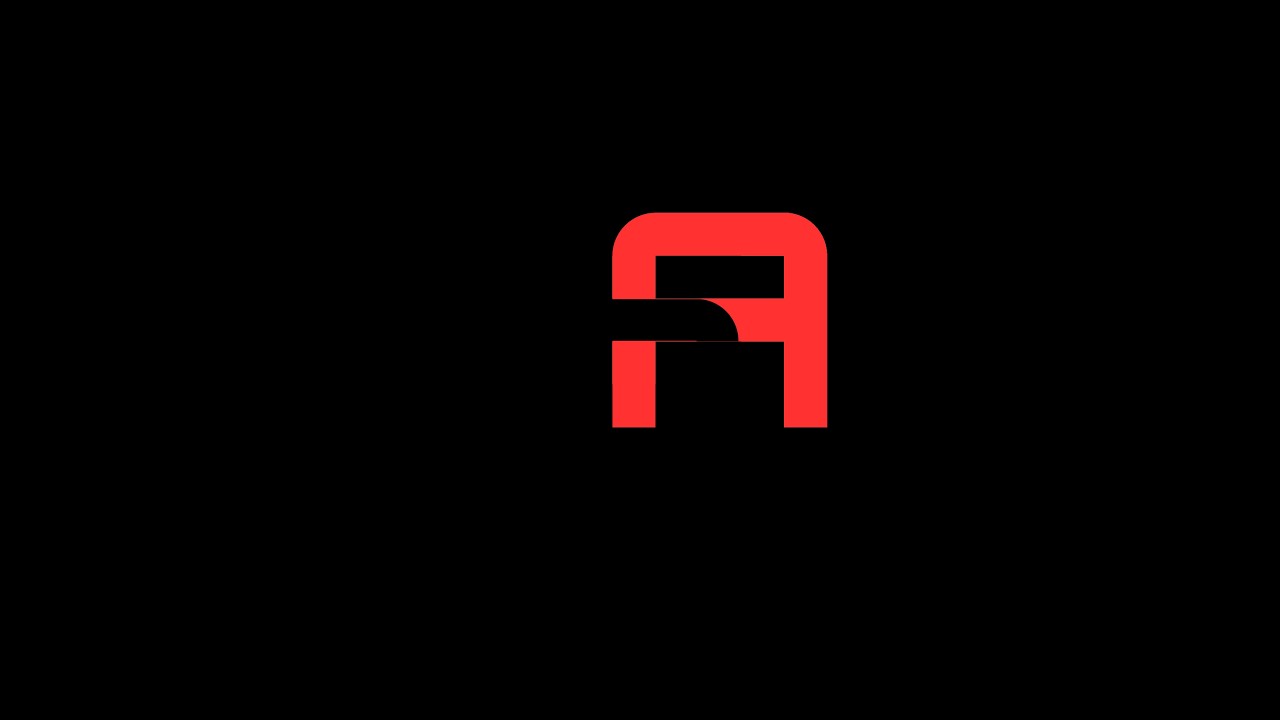 INTERLOCKING TEXT LOGO IN CANVA