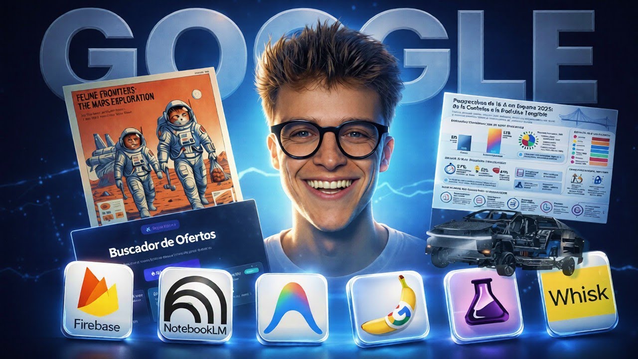 ¡Google revienta la IA con Todo GRATIS! Estas 12 herramientas lo demuestran 🔥