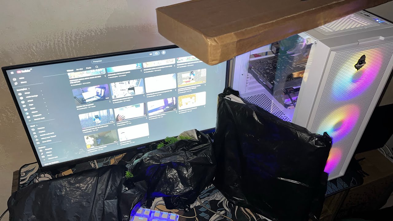 Unboxing de itens para melhorar meu setup
