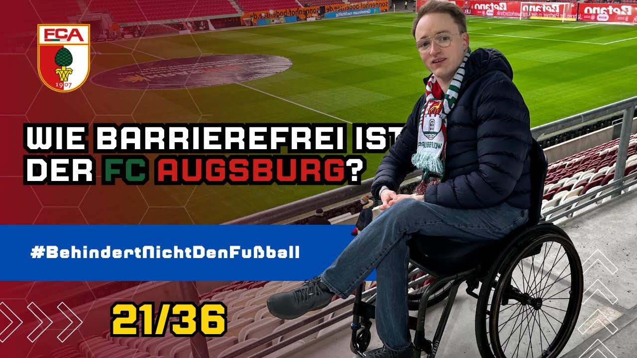 Herrlich unspektakulär: So barrierefrei ist der FC Augsburg 🫣♿️ #BehindertNichtDenFußball