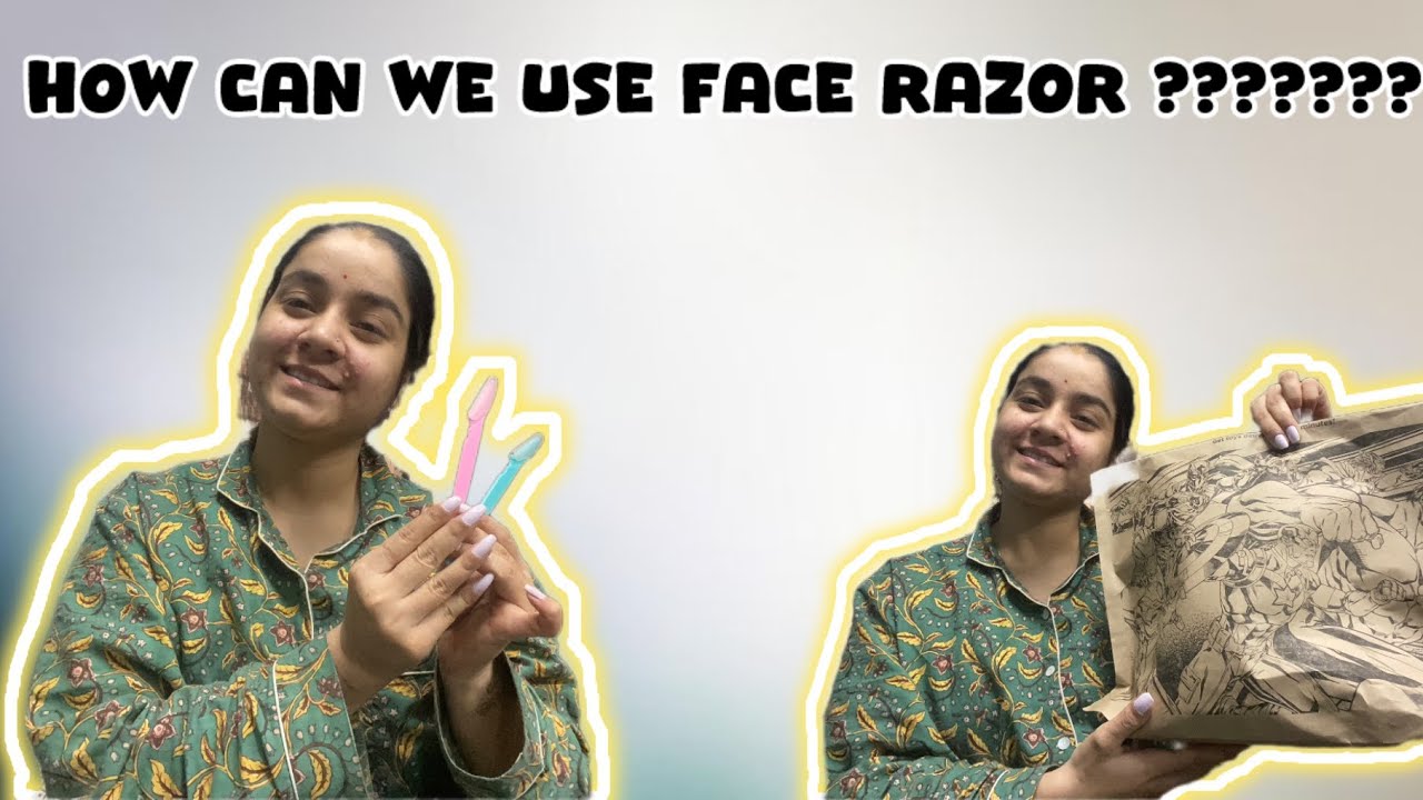 Face razer konsa or kaise use karein ?? 🤔😊