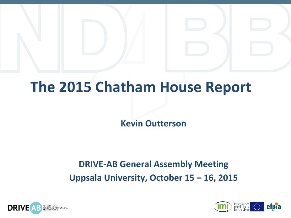 5th Seminar on Drug Pricing: Kevin Outterson