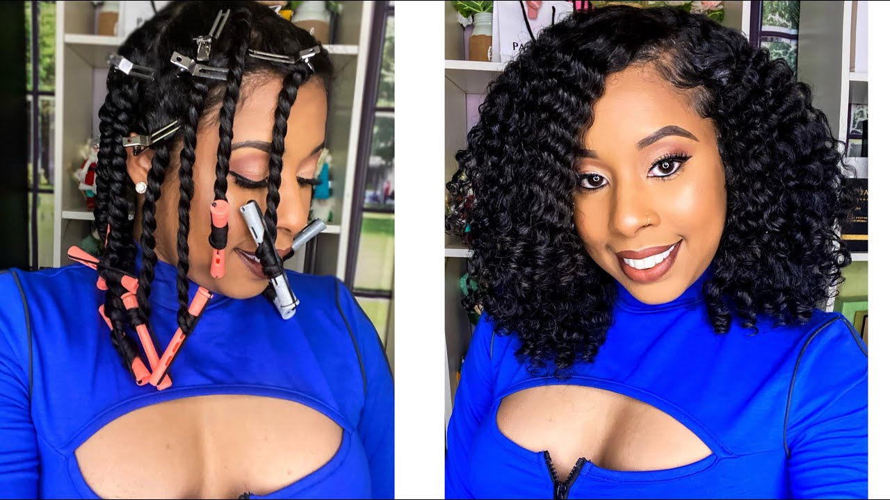 Moisturized Twist-out Combo Using New Blue Magic Products!